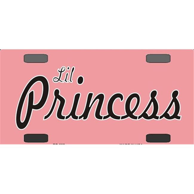 BP002 Pink Princess Bicycle License Plate
