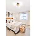 thumbnail image 5 of 473SF13-OBR-Z-Lite-Joliet - 1 Light Semi-Flush Mount In Modern Style-12.5 Inches Tall-Olde Brass Finish, 5 of 7
