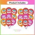 thumbnail image 6 of Super Wings Party Supplies Balloons Cake Topper Birthday Set Decorations Kit Fans, 6 of 7