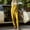 Yellow, variant on Ozmmyan Jumpsuits for Women Fashion Bib Pants Overalls Baggy Rompers Jumpsuits with Pockets Casual Loose Bib Overall on Clearance, Gifts for Women