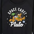 thumbnail image 3 of Mickey & Friends - Space Cadet Pluto - Women's Lightweight French Terry Long Sleeve Shirt, 3 of 5