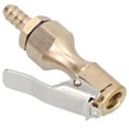 thumbnail image 1 of Tire Chuck Air Pump Chuck Tire Inflator Fitting Brass Tire Inflator Locking On Chuck Air Compressor Pump Adapter With 6.5mm Barb Connector, 1 of 8