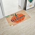 thumbnail image 6 of Holloyiver Halloween Area Rug Doormat, Pumpkin Welcome Decorative Floor Mat Non Slip Rubber Backing, Fall Halloween Thanksgiving Indoor Outdoor Entrance Mats Home Decor, 19.7 x 31.5 Inches, 6 of 6