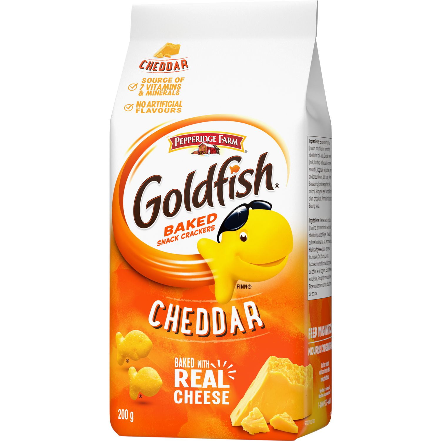 Goldfish® Cheddar Baked Snack Crackers 200 G Bag, 200 g