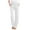Style752·White Womens Slacks, variant on XAOWF Womens Casual Pants Solid Color Fashion Elastic Waist Drawstring Straight Wide Leg Slacks Daily Wear Trousers Pants For Women Plus Size