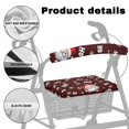 thumbnail image 5 of HELLHERO Christmas Stripes Rollator Seat Back Cover and Backrest Covers for Elderly Stretchable Material for Stain Proof, 5 of 7