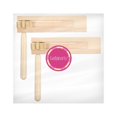 thumbnail image 3 of 2 Pcs Wooden Ratchet Sound Toys Wooden Matraca Rotating Hand Musical Instruments Matraca Toys for Children, 3 of 7