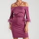thumbnail image 2 of Vestido sexy de verano con escote cruzado y falda lápiz de un solo hombro para mujer: atractivo diseño cruzado, corte lápiz, 2 of 5