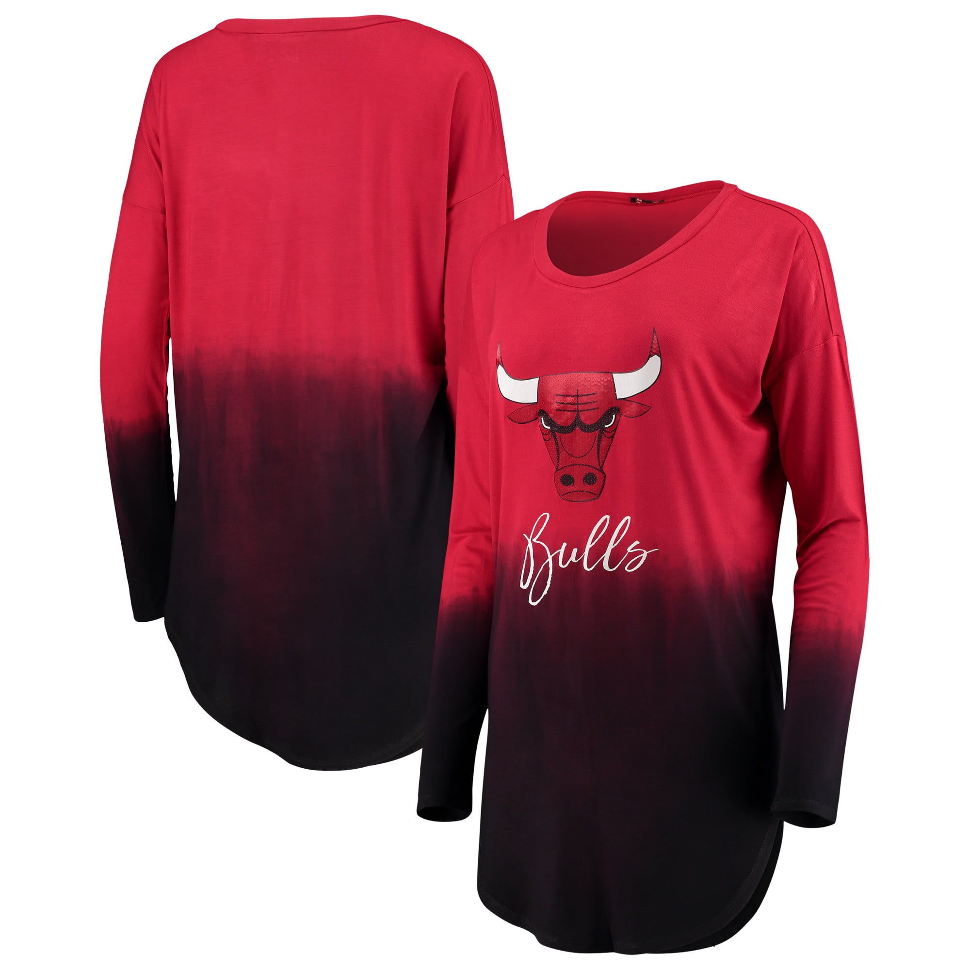 women's chicago bulls long sleeve shirt