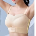thumbnail image 6 of Mnyycxen Women Strapless Front Buckle Push-Up Bra Wireless Lightly Lift Bra Breathable Non-slip Tube Top, 6 of 6