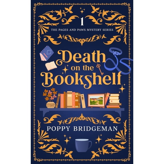 The Pages and Paws Mystery Death on the Bookshelf, Book 1, (Paperback)