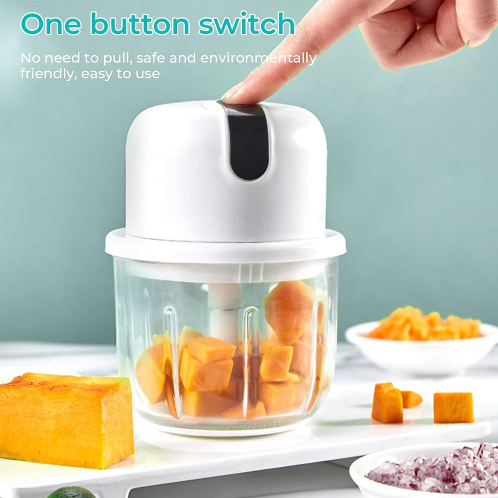 Electric Garlic Chopper Multi-Function Food Processor Blenders For Kitchen USB Charging Meat Grinder Kitchen Tools