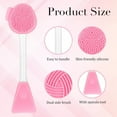 thumbnail image 4 of Double-Headed Silicone Mask Cleansing Brush, Mud Mask Brush, and Massage Brush for Facial Beauty, 4 of 5