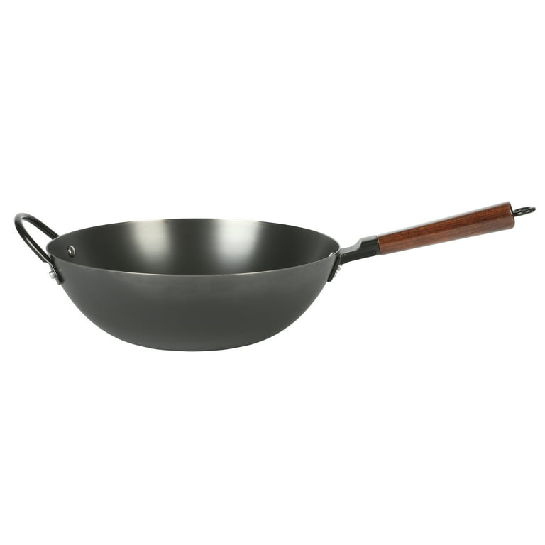 Babish Fry Pan, Carbon Steel, Non Stick, Blue, 12 Inch