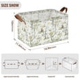 thumbnail image 7 of Yayeee Foldable Storage Basket for Shelves Set of 2 Waterproof Cloth Bins with Handles, Watercolor Forest Animals, 7 of 7