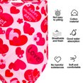 thumbnail image 3 of Paquete de 2 pañuelos para perro de San Valentín, babero triangular de doble cara, accesorios para bufanda, perro, gato, mascota, pequeño Adepaton CPB-DE-LYY2270-5, 3 of 5
