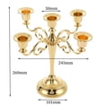 thumbnail image 2 of Black Candelabra Candlesticks-5 Arm Candlesticks, 2 of 5