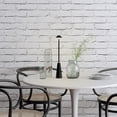 thumbnail image 3 of Enoki 12" Portable and Rechargeable LED Bistro Table Lamp in Black Finish, 3-Way Dimming, 3 of 5