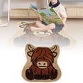 thumbnail image 1 of Carpet Funny Cattle Cute Cattle Floormat Special Cattle Shape Doormat For Home Living Room Bathroom Cute Rug, 1 of 6