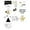 E, variant on EGNMCR Room Decor Home Decor 1Set 10pc Self Adhesive Tile Print Sticker Kitchen Bathroom Wall Sticker Decoration The wallpaper