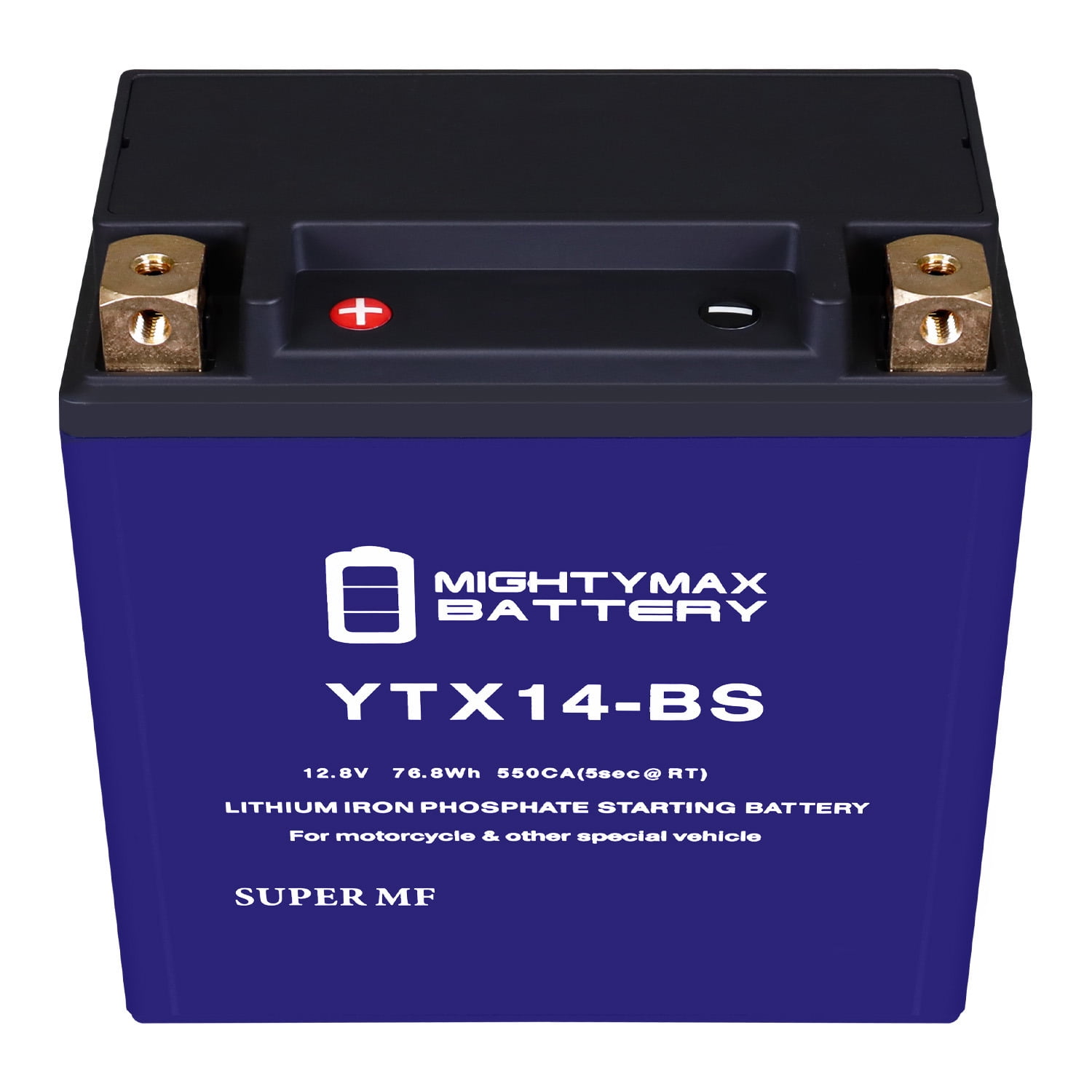 YTX14-BS Lithium Replacement Battery Compatible with Kawasaki 1100