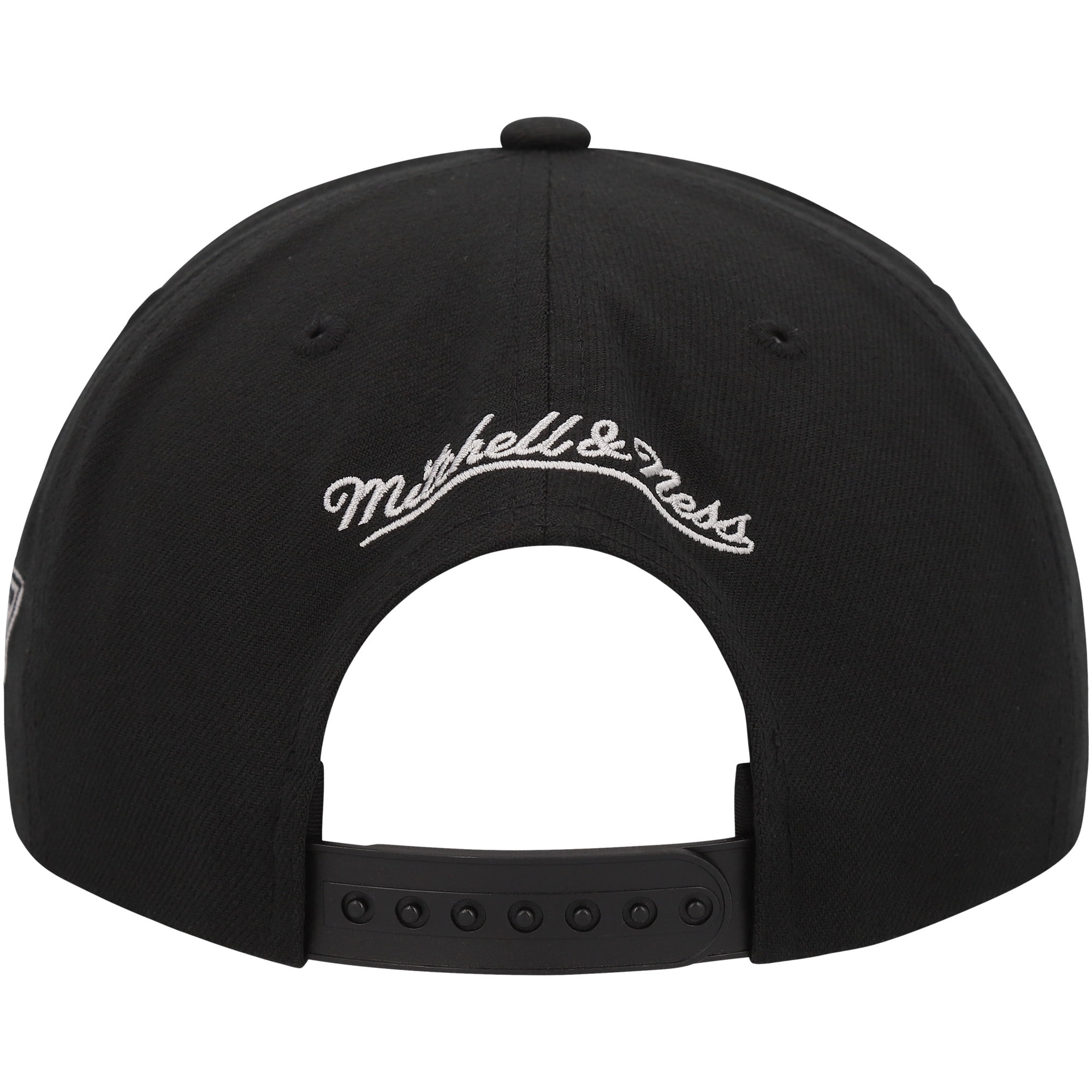 Men's Mitchell & Ness Black Los Angeles Kings Core Team Script 2.0 Snapback Hat