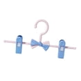 thumbnail image 4 of veasfak 2xBaby Hangers Extendable Coat Hanger Drying Rack for Socks Underwear Clothing blue, 4 of 9