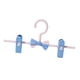 thumbnail image 4 of Percha para niños,Perchas para ropa de niños Perchas para bebés Habitación infantil,Tendedero telescópico ajustable con pinzas para pantalones,Percha para pantalones antideslizante que no, 4 of 8
