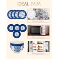 thumbnail image 4 of Gibson Home - Juego de vajilla de cerámica de 12 piezas, 4 of 5