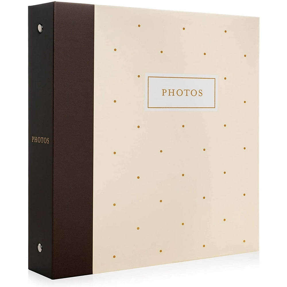 Jot & Mark Photo Album Set 200 4x6 Photos, Clear Pocket Sleeves, 6