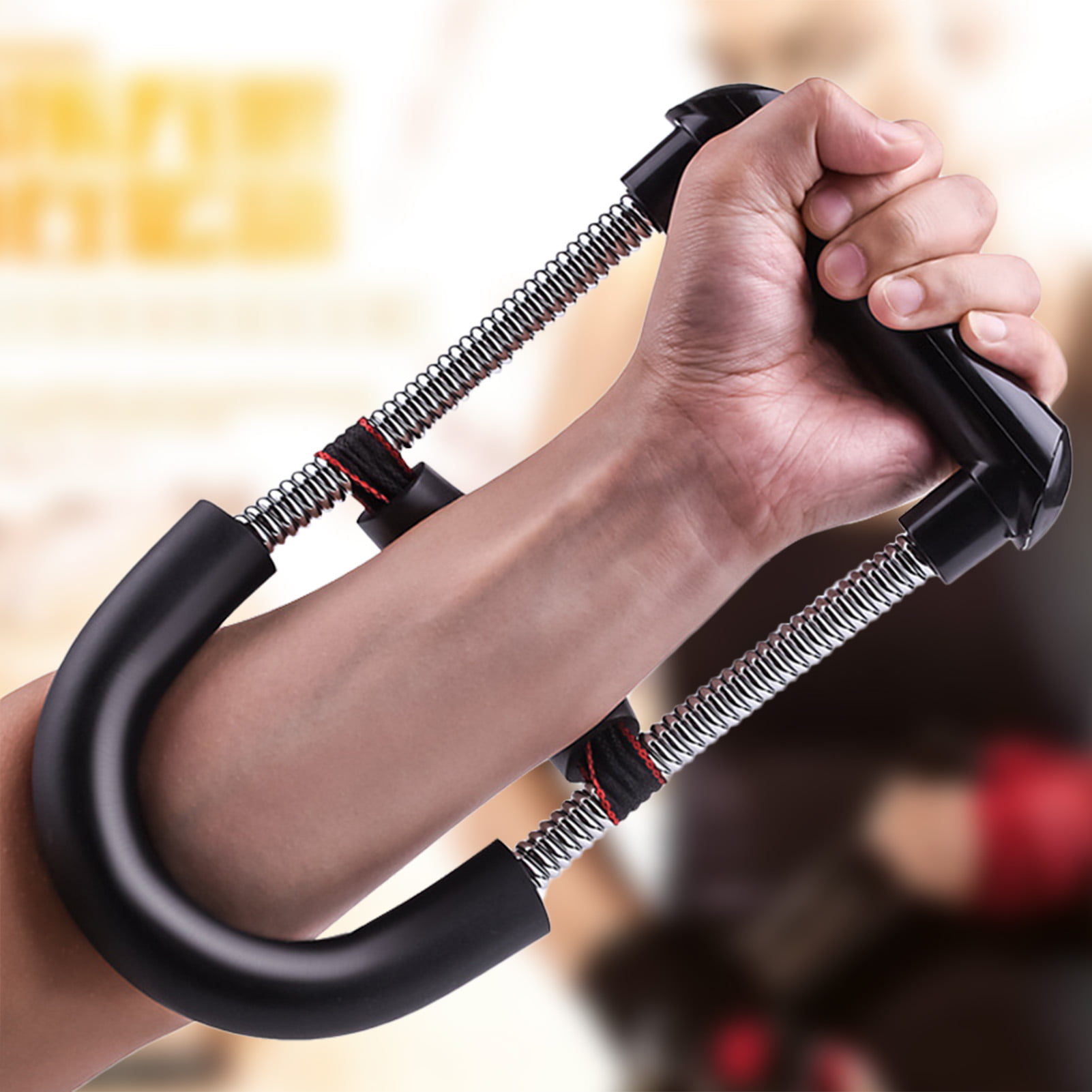 Ergonomic Portable Finger Strengthener Hand Gripper Wrist Exercise Power Trainer 