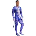 thumbnail image 4 of TiaoBug Animal Bodysuit for Men Full Length Gloved Sleeve Padded Tail Footed Rompers Cosplay Jumpsuit Type I XL, 4 of 7