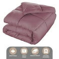 thumbnail image 5 of Superior Solid Comforter Down Alternative Bedding, Twin, Mauve, 5 of 13