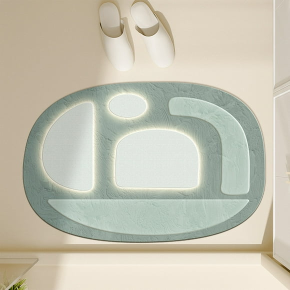 Limited Time Savings, Water Absorbent Doorway Mats, Non Slip Floor Mats, Quick Drying, Rubber Material, for Bathroom Kitchen, Entryway Protection, High-Tech Design, Home Use JACSZPA Limited Stock