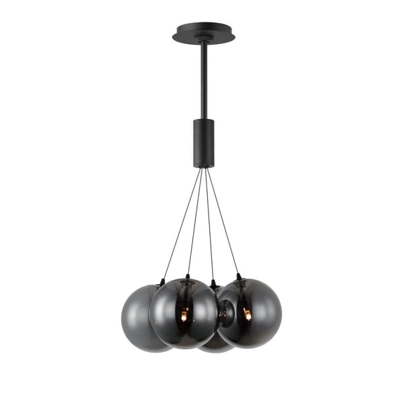 ET2 Lighting - Burst - 7.2W 4 LED Pendant-39.5 Inches Tall and 17 Inches