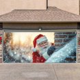 thumbnail image 4 of Riforla Holiday Cheer Garage Festive Christmas Banner with Bright Colors Festive Design Perfect for Auto Enthusiasts Home Garages Easy Hanging Durable Material Flags Banners Accessories H, 4 of 5