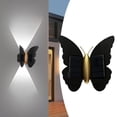 thumbnail image 1 of Lámpara solar de pared con forma de mariposa, lámpara de jardín exterior, decorativa, con sensor de movimiento para exteriores. Luz blanca, 1 of 8