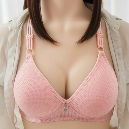 Clearance Sale! Women s Push Up Bra No Underwire Comfortable Bras Padded Plunge Lace Floral Bra Unlined Unlined Plus Size Full Coverage Bra Bras for Women No Underwire M