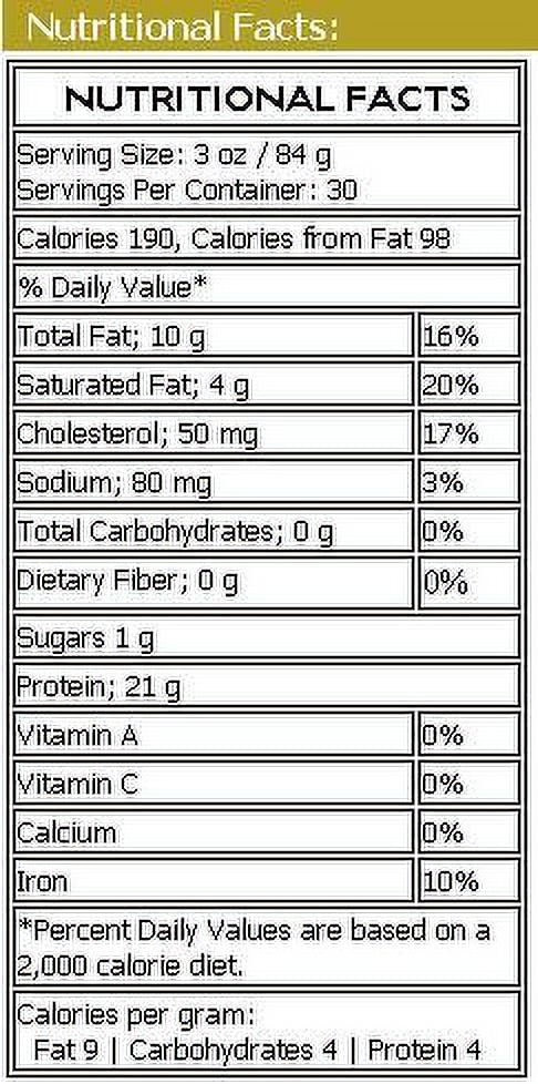 Ada Valley Gourmet Foods Low Sodium Beef Pot Roast Portion, 4.9 Ounce -- 30 per case.