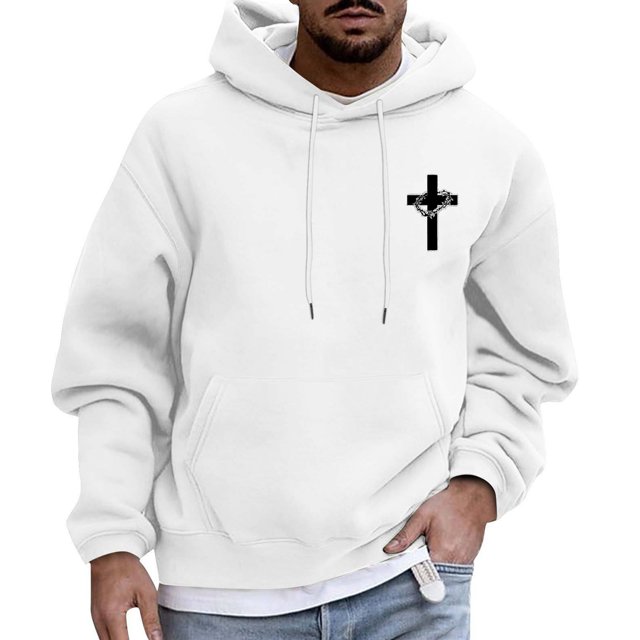 WILLBEST Sudadera con Capucha para Hombre, Otoño e Invierno, Informal, con Estampado De Letras, Manga Larga, Color , Talla Grande Mediana