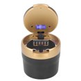 thumbnail image 1 of Car Ashtray With Cover, Portable  Smokeless Cylinder Cup Holder With LED Light Indicator For Car Home And Office, 1 of 8