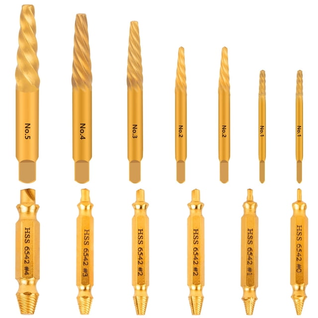 Juego de extractores de tornillos dañados Cleverool, 13 piezas, tornillos fáciles de sacar