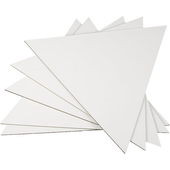unbranded  5 Pcs Triangle Canvas Board Oil Painting Panel Blank