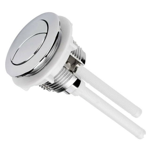 5 uds 38mm doble botón para inodoro cromado alta presión inodoro bombeo accesorios cierra herramienta