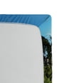 thumbnail image 2 of Ambesonne Tropical Fitted Sheet, View of Jungle River, Full Size, Multicolor, 2 of 2