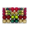 thumbnail image 3 of 100 Uds adornos de bolas de Navidad bolas de Navidad decoraciones de Navidad colgante para compromiso Festival del Día de San Valentín boda Verde Oscuro, 3 of 8