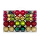 thumbnail image 3 of 100x adornos de bolas de Navidad decoraciones colgantes para de Navidad bolas de Navidad para boda fiesta de graduación aniversario de año Nuevo Verde Oscuro Macarena Colgantes Bolas, 3 of 8