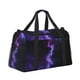 thumbnail image 2 of Fotbe Purple And Blue Nebula Bolsa de Viaje con Estampado, Bolsa de Fin de Semana para Mujer con Compartimento para Zapatos, Bolsa de Gimnasio con Bolsillo Húmedo, 2 of 7