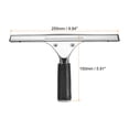 thumbnail image 2 of Uxcell Shower Window Squeegee Stainless Steel All Purpose Cleaning Tool 9.84 Inch Black, 2 Pack, 2 of 6