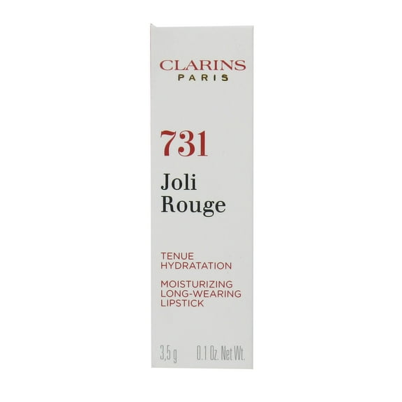 Clarins Joli Rouge Moisturizing Long-Wearing Lipstick 731 Rose Berry 0.1 Ounce